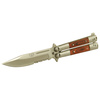 Nóż JOKER „MOTYLEK” ABANICO Inox Madera Roja