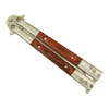 Nóż JOKER „MOTYLEK” ABANICO Inox Madera Roja