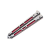 Nóż JOKER składany motylek Tanto Red Handle