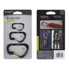 Karabińczyk NITE IZE slidelock carabiner zestaw #2 #3 #4 black