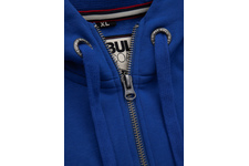 Bluza rozpinana z kapturem Pit Bull Small Logo '20 - Niebieska