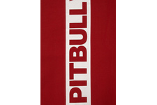 Bluza rozpinana z kapturem Pit Bull Hilltop II '21 - Czerwona