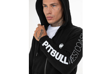 Bluza rozpinana z kapturem Pit Bull TNT '20 - Czarna