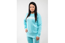 Bluza damska Pit Bull Classic Boxing - Turkusowa