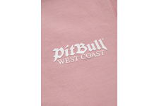 Bluza damska rozpinana z kapturem Pit Bull Old Logo - Różowa