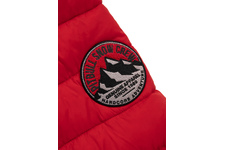 Kurtka zimowa z kapturem Pit Bull Aspen '21 - Czerwona/Czarna