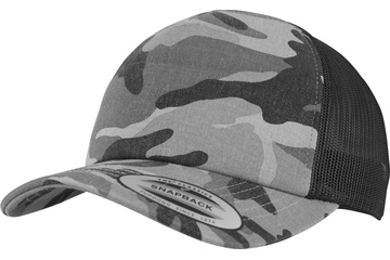 Czapka BRANDIT Camo Trucker Camo-Czarna