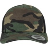 Czapka BRANDIT Camo Trucker Woodland-Czarna