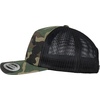 Czapka BRANDIT Camo Trucker Woodland-Czarna