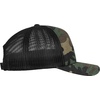 Czapka BRANDIT Camo Trucker Woodland-Czarna