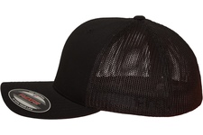 Czapka BRANDIT Flexfit Mesh Trucker Black