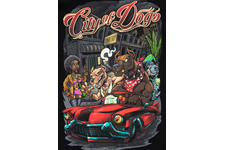 Bluza damska Pit Bull City Of Dogs - Czarna