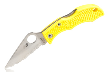 Nóż Spyderco LYLS3 LadyBug Salt Yellow Spyderedge