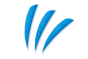 Lotka naturalna POE LANG 3" blue