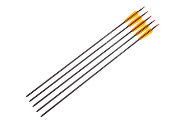 Strzała aluminiowa POE LANG do łuku 30" Średnica 7,2mm 5szt black
