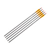 Strzała aluminiowa POE LANG do łuku 30" Średnica 7,2mm 5szt black