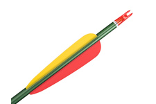 Strzała aluminiowa POE LANG do łuku 30" Średnica 8,4mm green