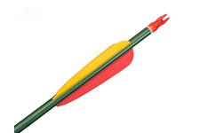 Strzała aluminiowa POE LANG do łuku 30" Średnica 9,2mm green