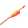 Strzała drewniana POE LANG do łuku BLACK POINT 27" 5szt