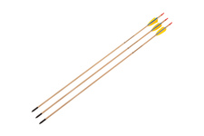 Strzała drewniana POE LANG do łuku BLACK POINT 32" 3SZT 