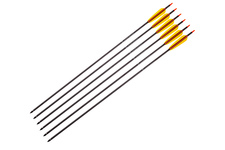 Strzała z włókna węglowego POE LANG do łuku 30" Średnica 7,8mm 6szt black