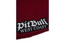 Czapka zimowa Pit Bull Old Logo - Bordowa