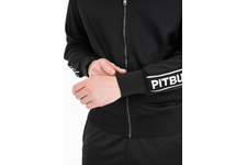 Bluza rozpinana Pit Bull Oldschool Tape Logo '20 - Czarna