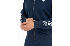 Bluza rozpinana Pit Bull Oldschool Tape Logo '20 - Granatowa