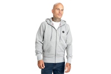 Bluza rozpinana z kapturem Pit Bull Pique Small Logo '21 - Szara