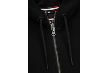 Bluza rozpinana z kapturem Pit Bull Pique Small Logo '21 - Czarna