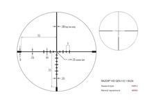 Luneta celownicza Vortex Razor II HD-E 1-6x24 30 mm JM-1/VMR-2