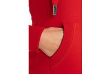 Bluza damska rozpinana z kapturem Pit Bull Hilltop '21 - Czerwona