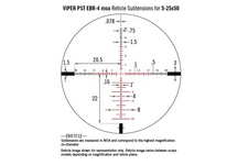 Luneta celownicza Vortex Viper PST II 5-25x50 30 mm AO EBR-4