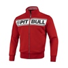 Bluza rozpinana Pit Bull Oldschool Chest Logo '20 - Czerwona