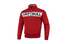 Bluza rozpinana Pit Bull Oldschool Chest Logo '20 - Czerwona