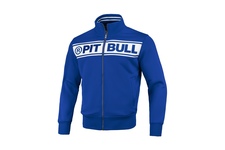 Bluza rozpinana Pit Bull Oldschool Chest Logo '20 - Niebieska