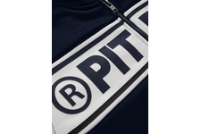 Bluza rozpinana Pit Bull Oldschool Chest Logo '20 - Granatowa