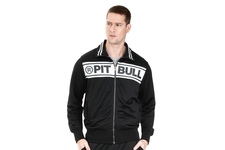 Bluza rozpinana Pit Bull Oldschool Chest Logo '21 - Czarna