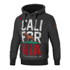 Bluza z kapturem Pit Bull California Flag - Grafitowa