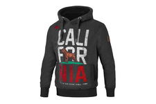 Bluza z kapturem Pit Bull California Flag - Grafitowa