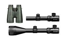 Zestaw luneta celownicza Vortex Crossfire II 1-4x24 + Hog Hunter 3-12x56 + lornetka Vulture 8x56