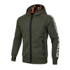 Bluza rozpinana z kapturem Pit Bull Logan - Oliwkowa