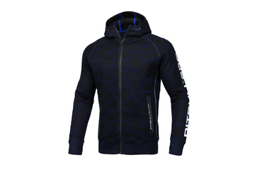 Bluza rozpinana z kapturem Pit Bull Logan - Granatowa Camo