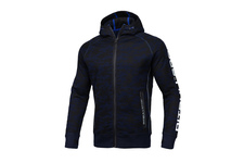 Bluza rozpinana z kapturem Pit Bull Logan - Granatowa Camo