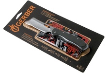 Nóż Gerber Flatiron Grey & Gear Rag Hank - zestaw z chustą GRATIS
