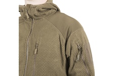 bluza Helikon ALPHA HOODIE - Grid Fleece - czarny