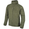 bluza Helikon ALPHA HOODIE - Grid Fleece - olive green