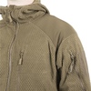 bluza Helikon ALPHA HOODIE - Grid Fleece - olive green