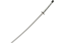 Miecz Haller Katana White z nożami z metalową pochwą bogato zdobioną okuciami i imitacją rybiej skóry