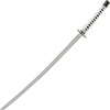 Miecz Haller Katana White z nożami z metalową pochwą bogato zdobioną okuciami i imitacją rybiej skóry